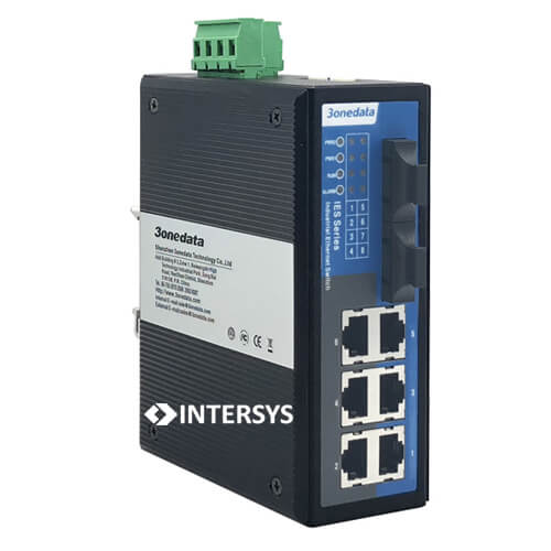 IES318-2F SWITCH CÔNG NGHIỆP 6 CỔNG ETHERNET + 2 CỔNG QUANG 3ONEDATA
