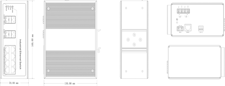 Switch công nghiệp IES3012G-4GS