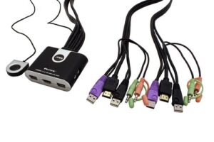 CS692 Công Tắc KVM 2 Cổng USB HDMI/Cáp Âm Thanh